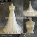 Proveedor de vestidos de Alibaba vestido de novia sexy espalda abierta